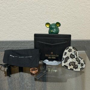 Kate Spade Card Holder - Marc Jacob Ring - Unbranded heart keychain